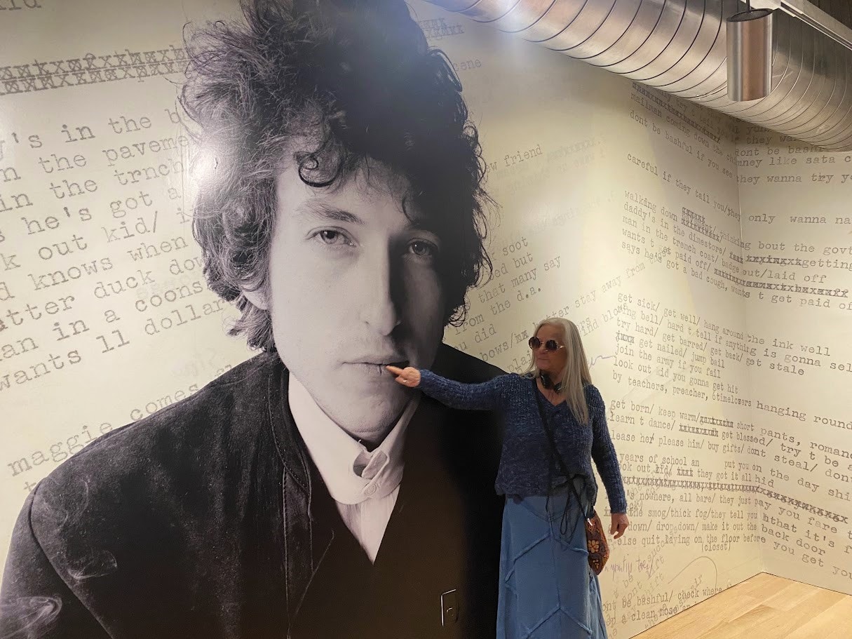 Dr. debi Story Maddox at the Bob Dylan Center, Tulsa, OK