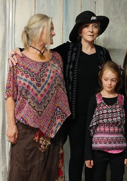 Dr. debi Story Maddox and Cora Vine Maddox with Judy Collins