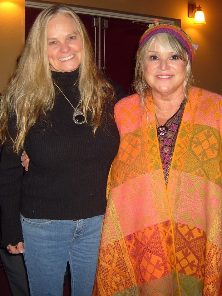 Dr. debi Story Maddox with Melanie Safka