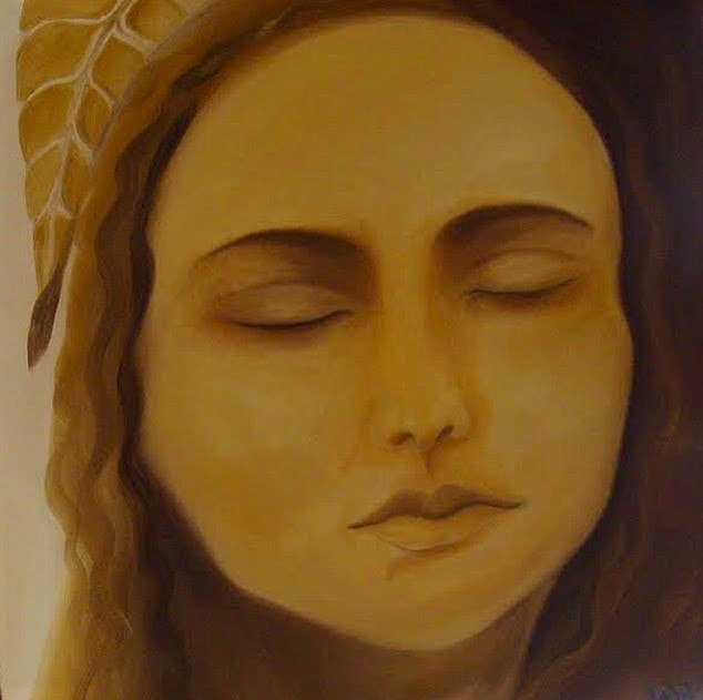Dreaming Series, Dreaming I — oil painting by Dr. debi Story Maddox, 24 x 24 inches