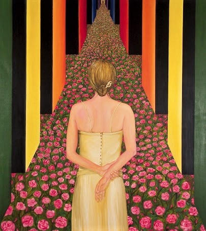 Prophetic Series, Choices — oil painting by Dr. debi Story Maddox, 64 x 72 inches